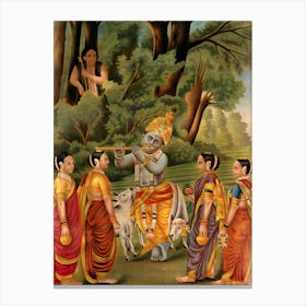 Lord Krishna 9 Canvas Print