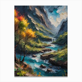 River's Flow Canvas Print