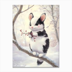 Cute Chinchilla Canvas Print