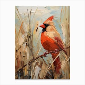 Bird Painting Cardinal 4 Canvas Print