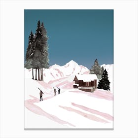 Mountain Love   Hometime Canvas Print