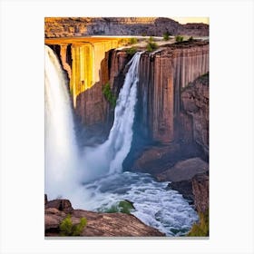 Shoshone Falls, United States Realistic Photograph (3) Canvas Print