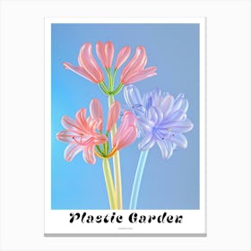 Dreamy Inflatable Flowers Poster Agapanthus 1 Canvas Print