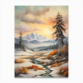 Winter Landscape 29 Canvas Print