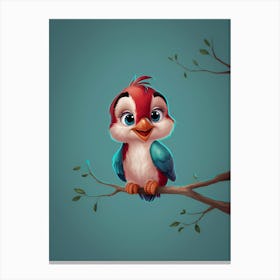 Cute Little Bird Canvas Print