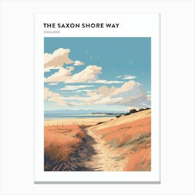The Saxon Shore Way England 3 Hiking Trail Landscape Poster Canvas Print