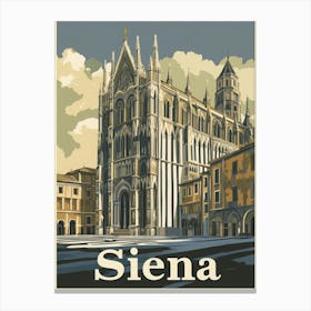 Aihrgdesign A Classic 1960s Travel Poster For Siena Showcasin 1b8aa8b6 0a76 4095 B743 A7eb42e34282 2 Canvas Print