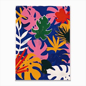 Vibrant Cosmos Matisse Style Stampe su tela