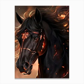 Fire Horse 11 Canvas Print