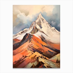 Mount Russell Usa 2 Mountain Painting Canvas Print