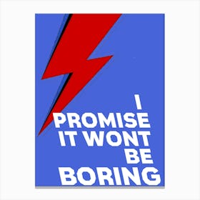 David Bowie, Ziggy Stardust, Music, Retro, Art, Wall Print Canvas Print