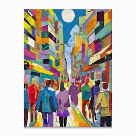 City Street 1 Canvas Print