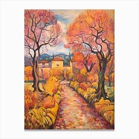 Autumn Gardens Painting Giardino Di Boboli Italy 1 Canvas Print