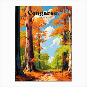 Congaree National Park Outdoors Travel Art Canvas Print