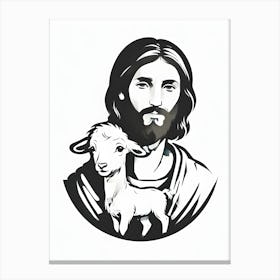 Jesus With A Lamb 1 Canvas Print