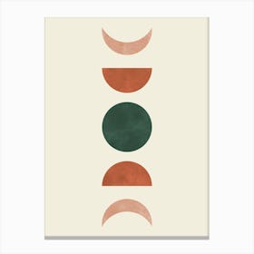 Moon phases 1 Canvas Print