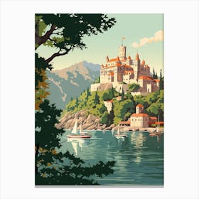 Bosphorus Cruise Prince Islands Pixel Art 5 Canvas Print