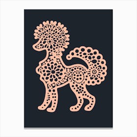 Poodle Canvas Print