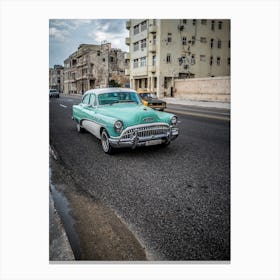 Driving The Malecon Canvas Print