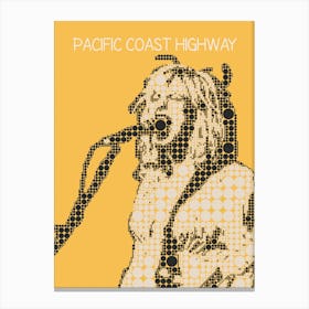 Pacific Coast Highway Courtney Love Canvas Print