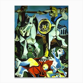 'The Battle Of The Sexes' by Pablo Picasso Canvas Print