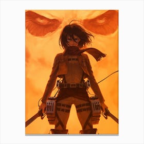 Attack On Titan 7 Canvas Print