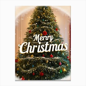 Merry Christmas Canvas Print