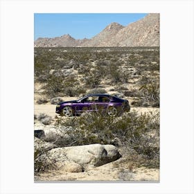 Audi S5 in the desert? Canvas Print