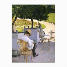 The Orange Trees by Gustave Caillebotte (c1900) Canvas Print