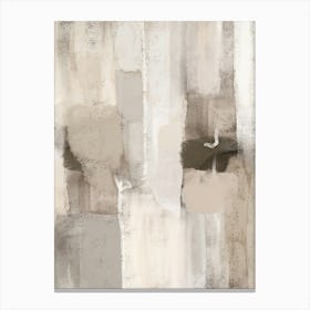 Beige Textured Abstract 1 Canvas Print