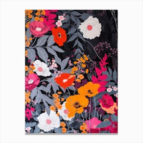 Great Japan Hokusai Japanese Flowers 1 Canvas Print