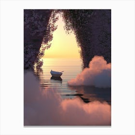 Boat In The Water Canvas Print