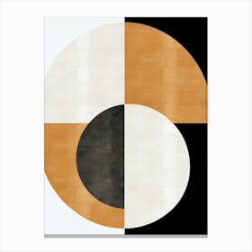 Radiant Retro; Geometric Elegance Canvas Print