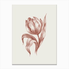 Flower No76c Aga Szafranska Canvas Print