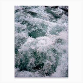 Rapids In The River Canvas Print