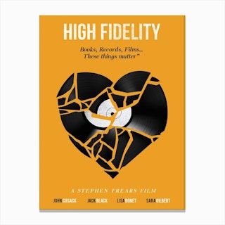 High Fidelity Movie Canvas Print