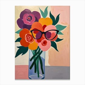 Glasses In A Vase Canvas Print