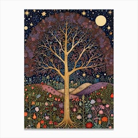 William Morris Tree Of Life 42 Canvas Print