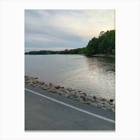 Sunrise On The Lake Canvas Print