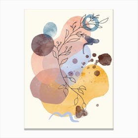 Abstract Watercolor Painting 14 Canvas Print