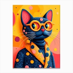 Pop Cat Canvas Print