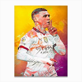 Phil Foden 1 Canvas Print