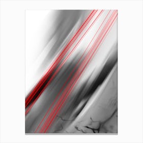 Redline Abstract Canvas Print