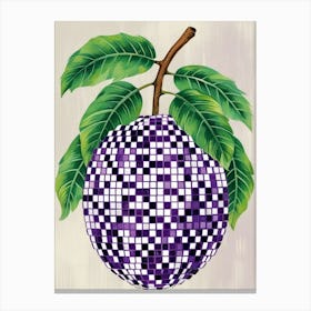 Mosaic Fruit Canvas Print