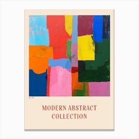 Modern Abstract Collection Poster 5 Canvas Print