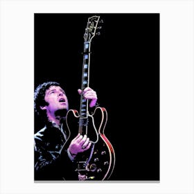 noel gallagher oasis britpop music band 3 Canvas Print