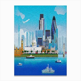 London Skyline Canvas Print