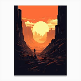 Desert Landscape 3 Canvas Print