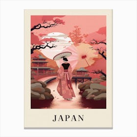 Vintage Travel Poster Japan 2 Canvas Print