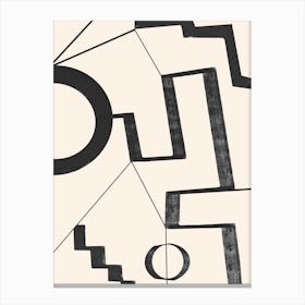 Abstract Geometric Shapes 2 Canvas Print